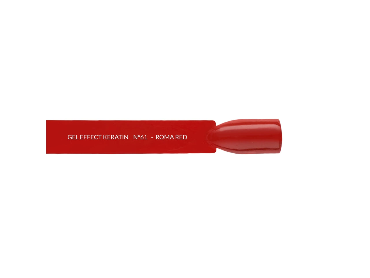 Smalto Gel Effect con Cheratina - Brillantezza, Volume e Protezione UV - Roma Red - Bellaoggi