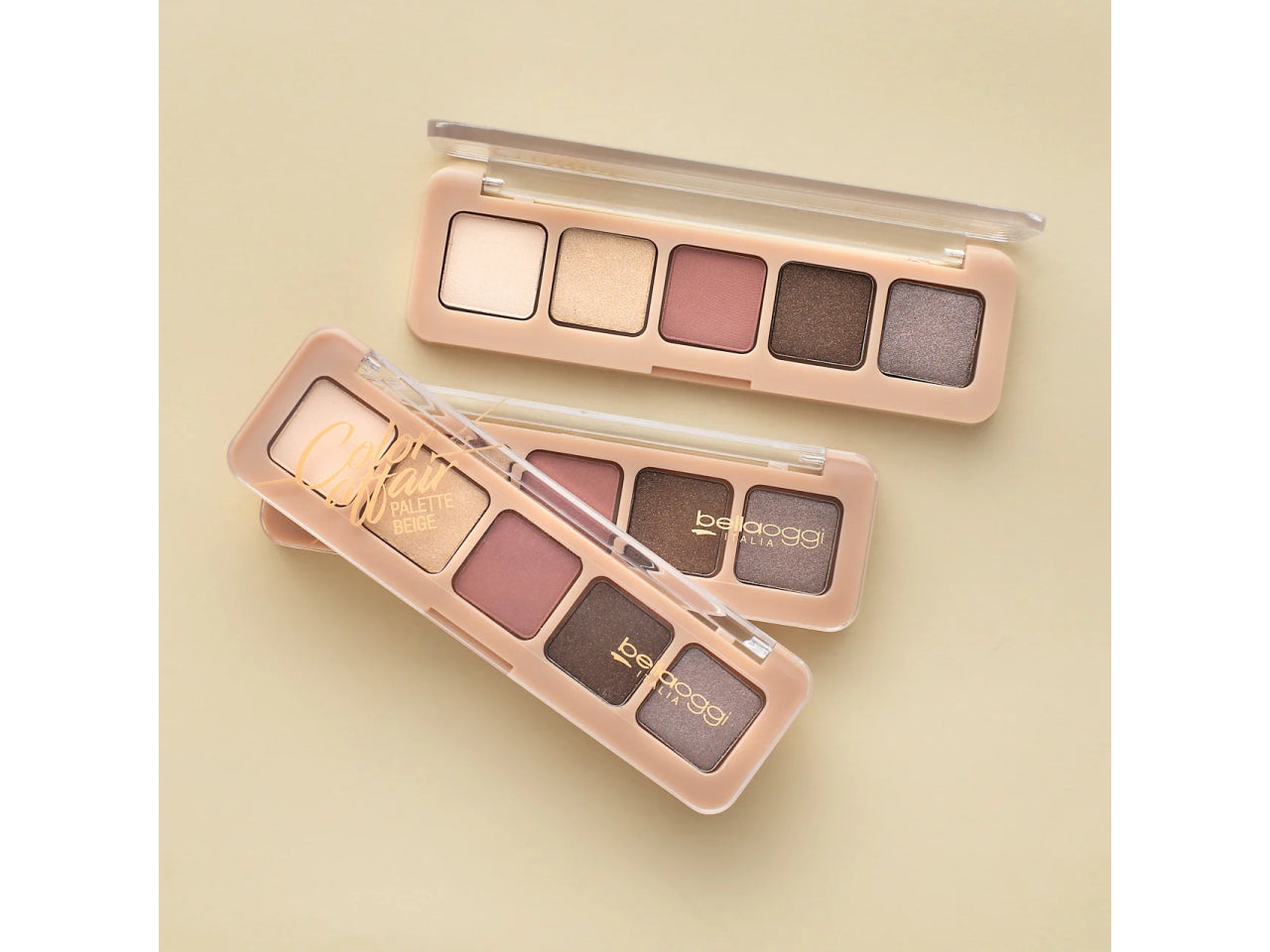 Palette occhi ombretto - Color Affair  - 5 Colori, Matte e Perlati, Sfumature Infinite - Beige - Bellaoggi