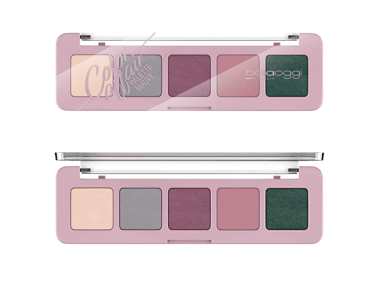 Palette occhi ombretto - Color Affair - 5 Colori, Matte e Perlati, Sfumature Infinite - Mauve - Bellaoggi