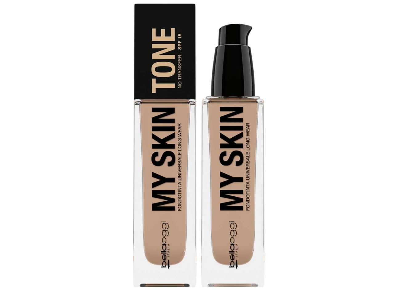 Fondotinta My Skin Tone - SPF 15 e Paraben Free - Linen - Bellaoggi