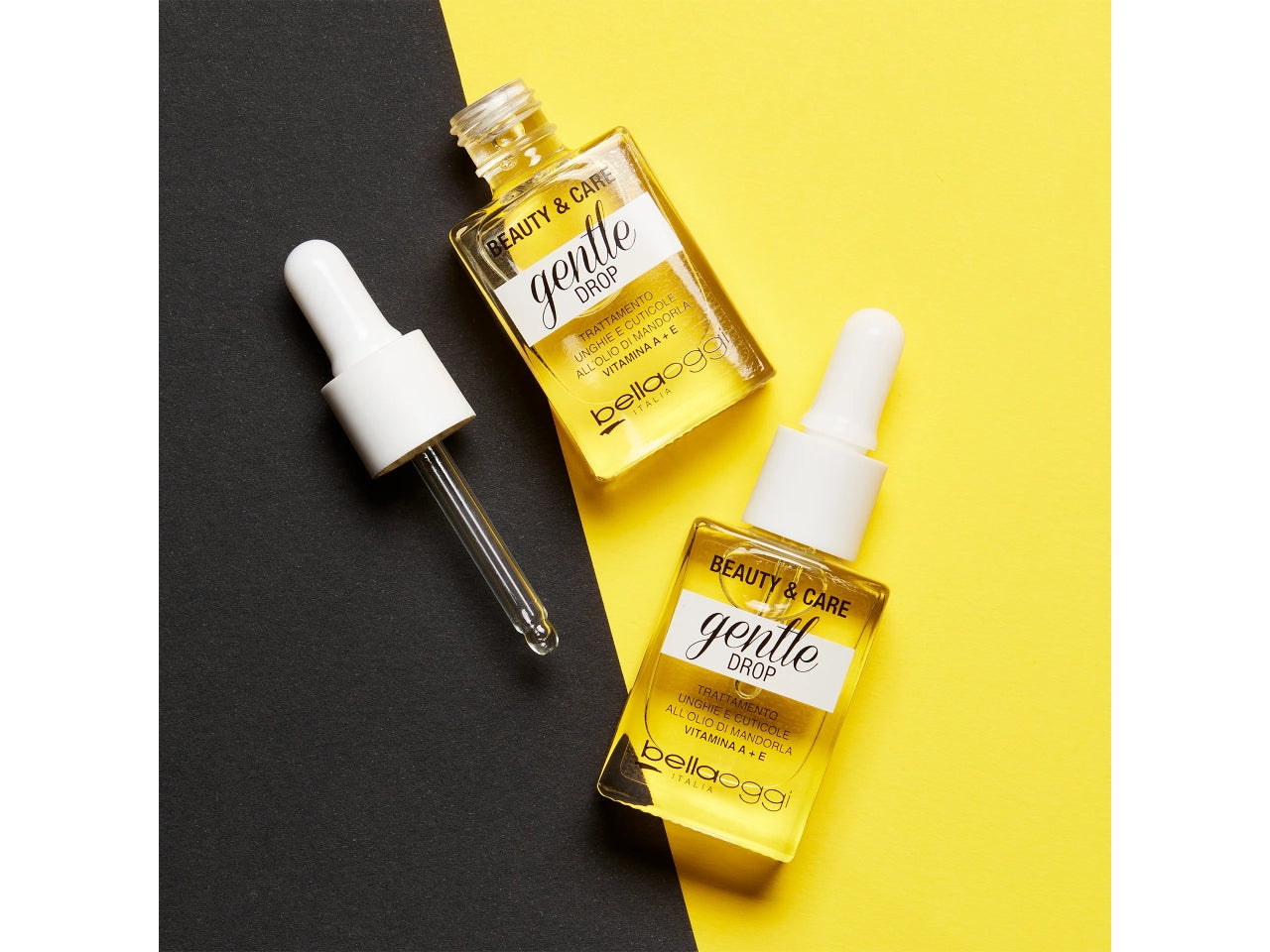 Trattamento Unghie e Cuticole  Gentle Drop - Olio di Mandorle Dolci, Idratante, Rimozione Cuticole - Invisible - Bellaoggi
