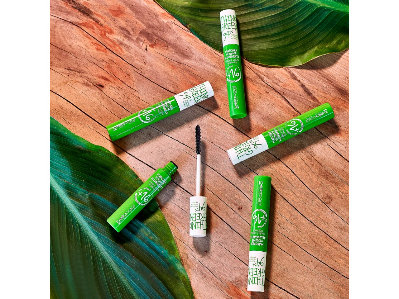 Think green mascara
