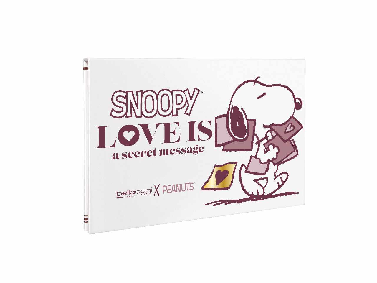 Palette occhi ombretto Snoopy Rose Gold - Love is a Secret Message - Rose Gold - Bellaoggi