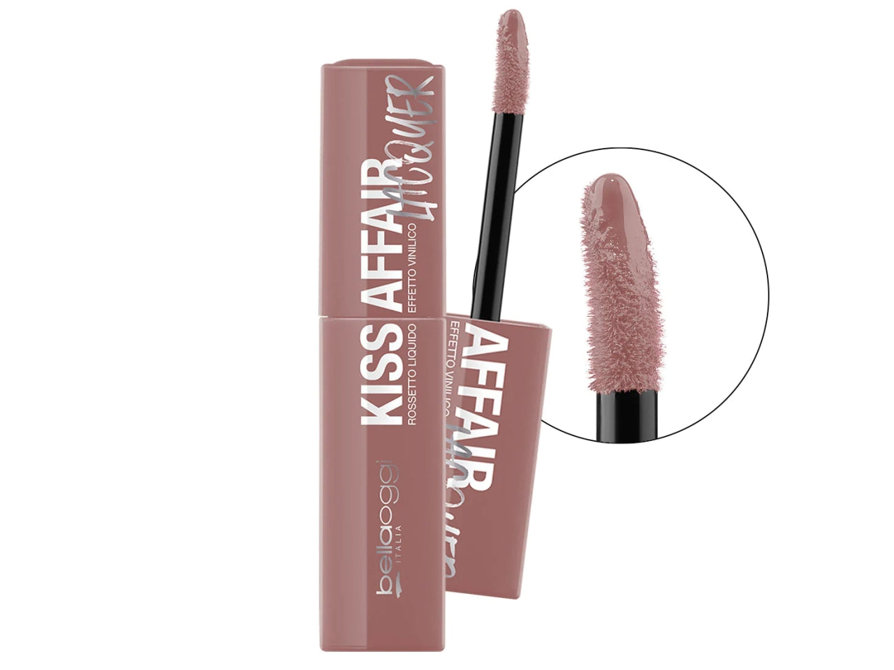 Rossetto Liquido Effetto Vinilico Kiss Affair - Brillantezza - Nude Talk - Bellaoggi