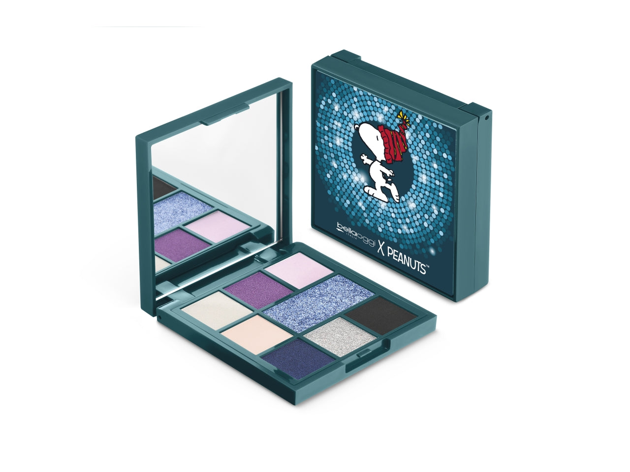 Palette occhi ombretto Snoopy - Matt, Perlati, Top Coat - Winter Joy - Bellaoggi