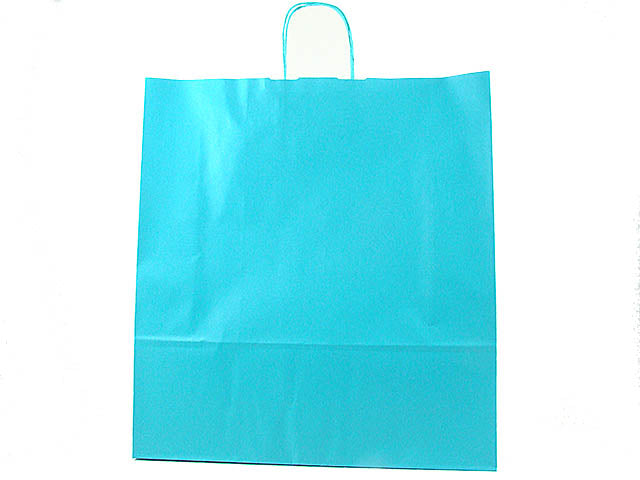 Busta twisted azzurra 45x15x50cm