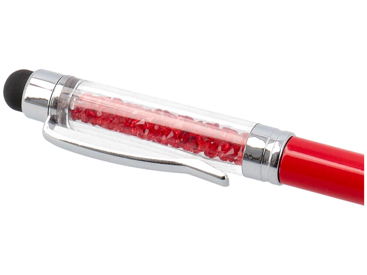 Penna touch rossa c/cristalli pt03/rs