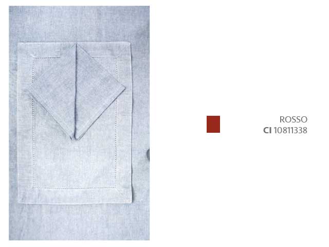 L.ajour centrotavola 85x85 rosso 10811338