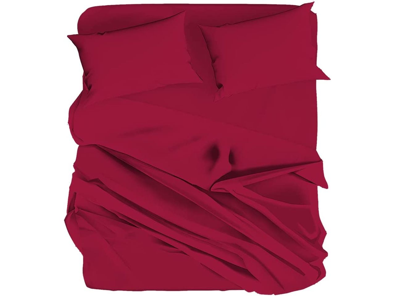Completo letto color.1p bordeaux 05100537