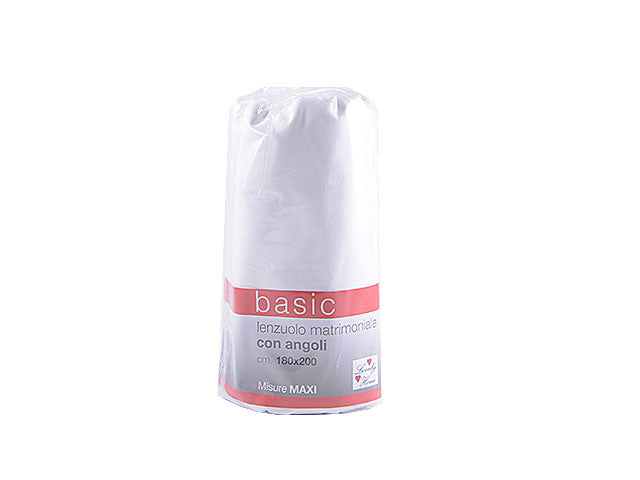 Lenzuolo c/angoli 2p bianco 05300701