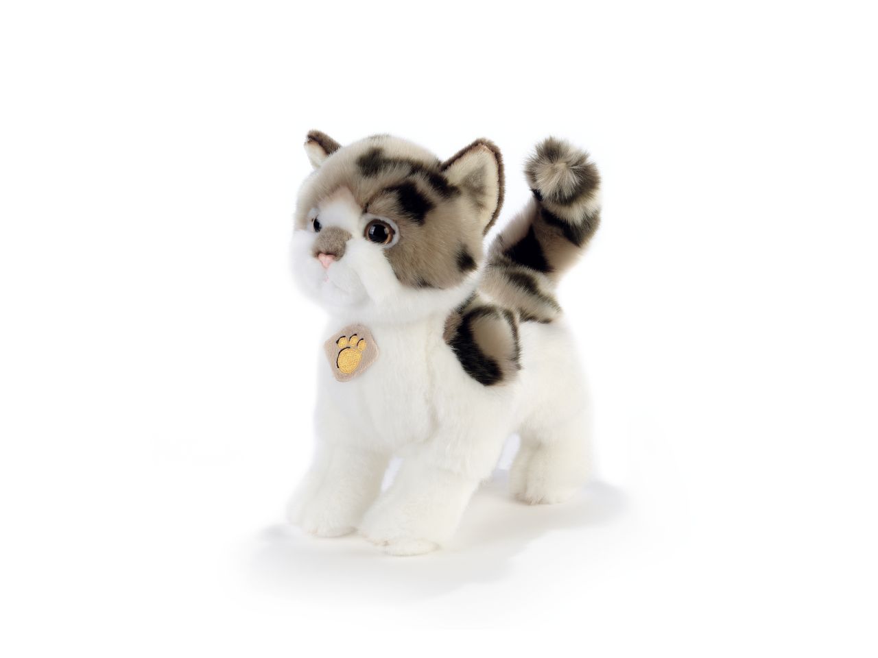 Syberit gatto bianco/grigio 28cm 15946