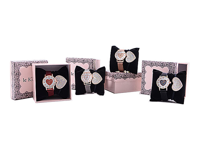 Orologio quadrante c/cuore glitter wa10029