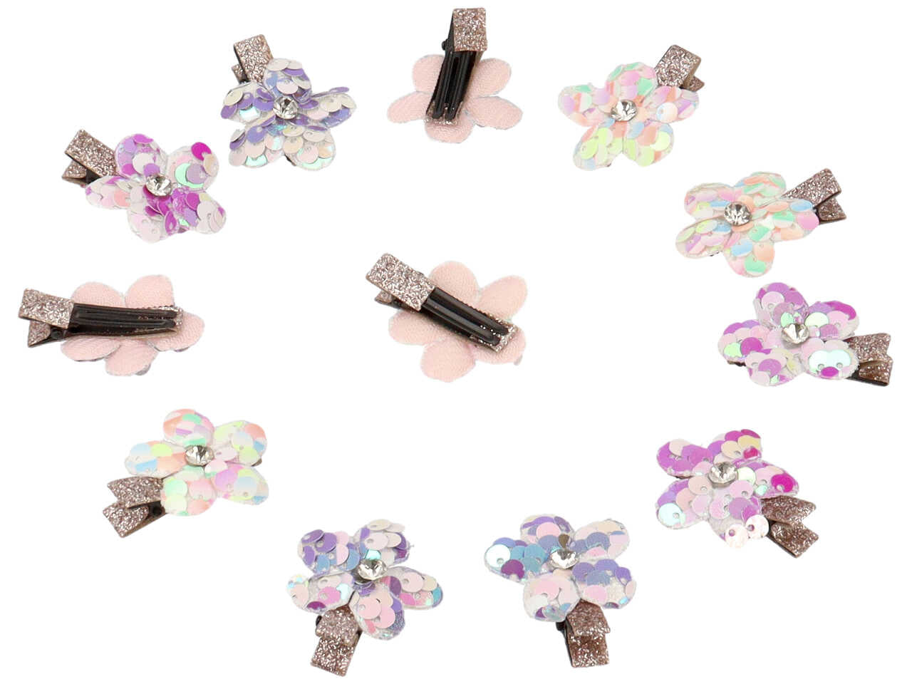 Becchetto glitter c/fiore paill.fc33957