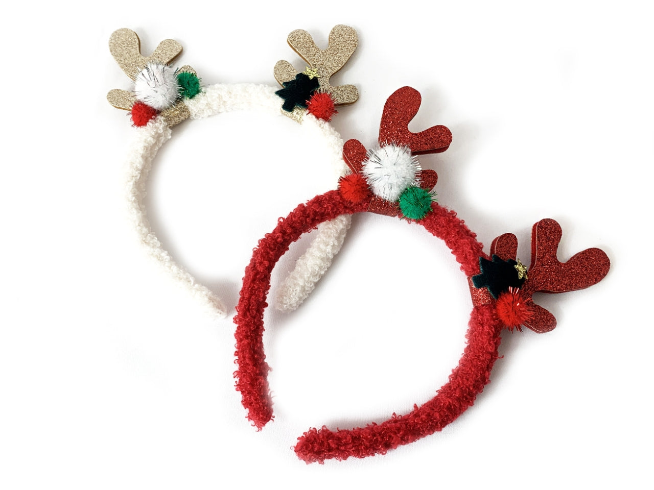 Cerchietto reindeer glitter