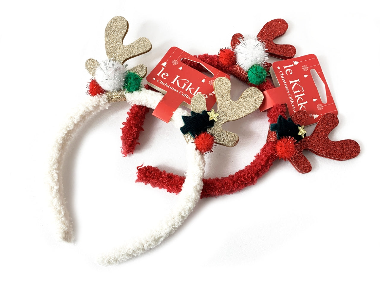 Cerchietto reindeer glitter