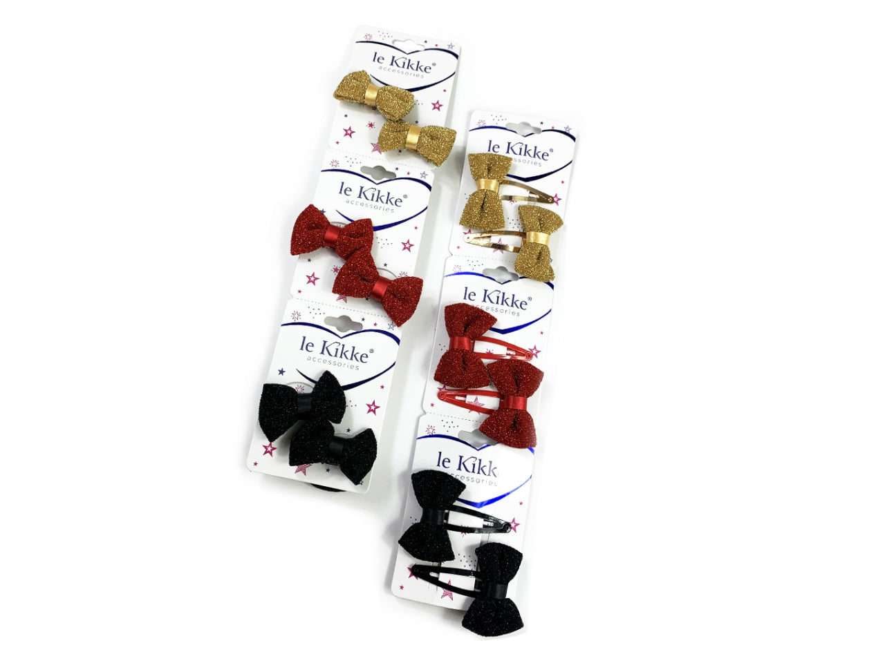 Polsino/clic clac con fiocco lurex