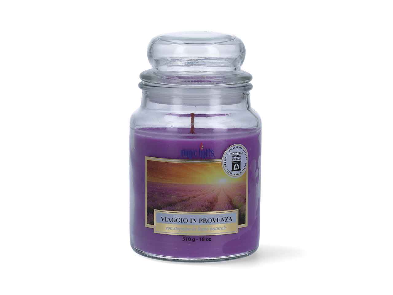 Candela barattolo 510gr lavanda 90070