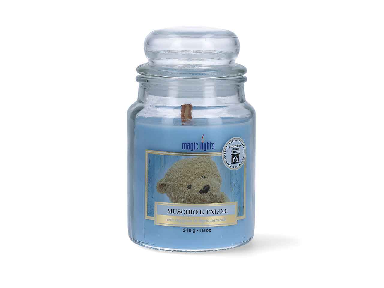 Candela barattolo 510gr muschio 90072
