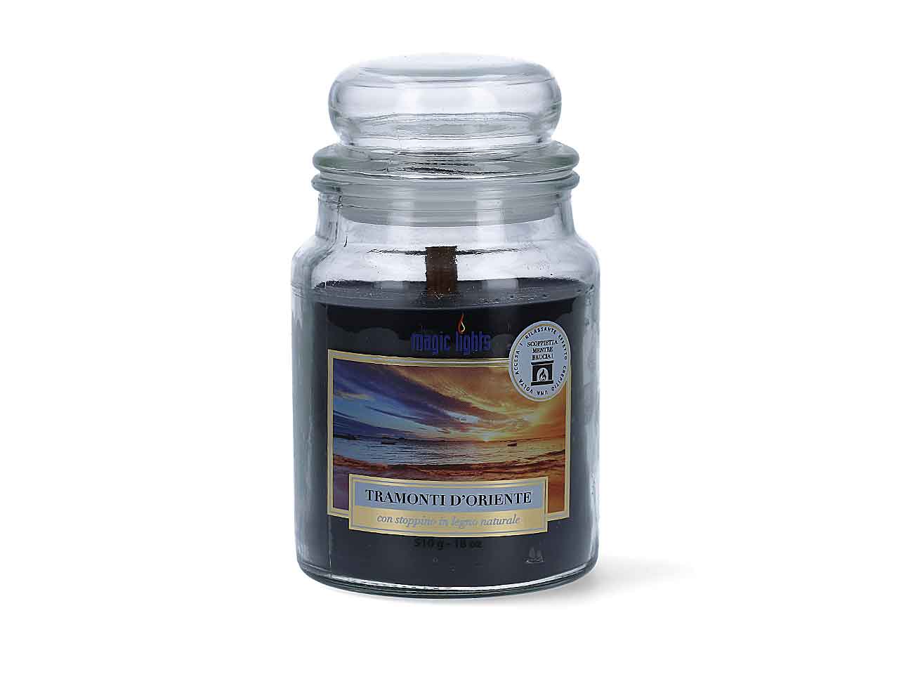 Candela barattolo 510gr sandalo 90076