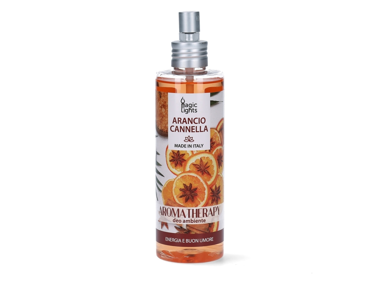Spray ambiente 200 ml aromaterapia arancio cannella
