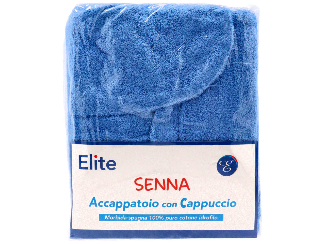 Accappatoio spugna senna azzurro