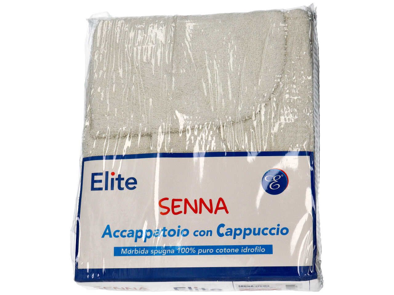 Accappatoio spugna senna crema