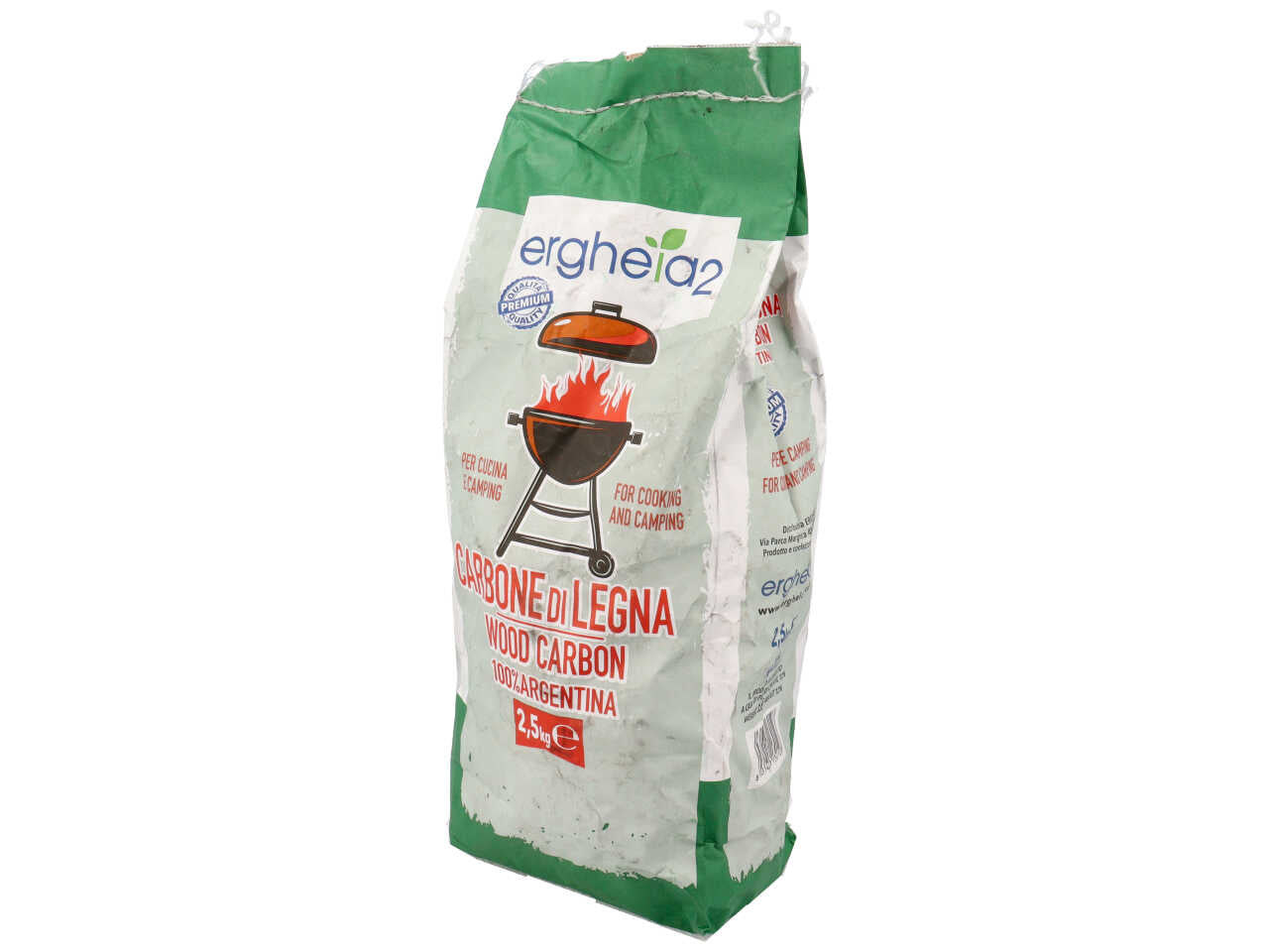 Carbone vegetale ergheia2 sacco kg.2,5