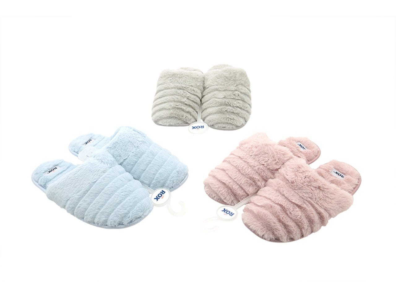 Pantofola da donna disponibile in 3 assortimenti dal numero 36 al 41