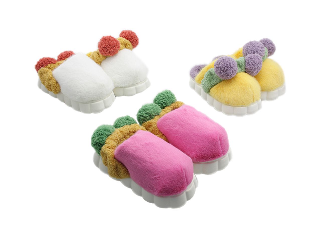 Pantofola da donna misura 36-41 in 3 assortimenti