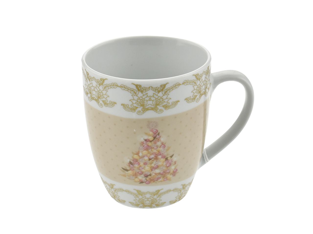 Mug conico decorazioni natalizie misura 400cc