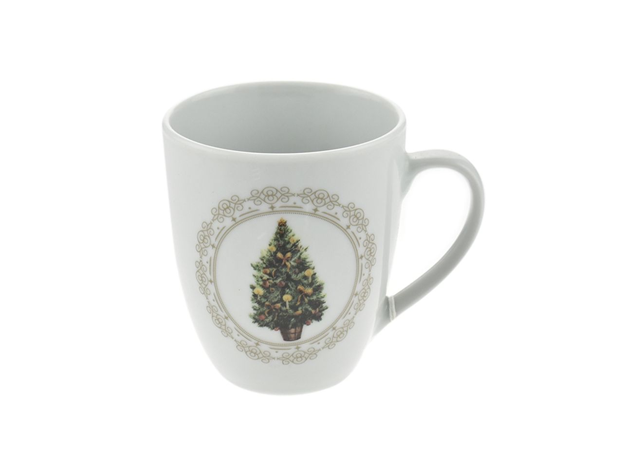 Mug conico decorazioni natalizie misura 400cc