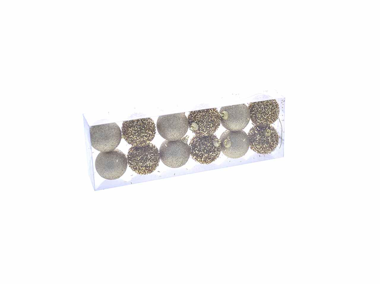 Palle 12 pezzi 5cm oro