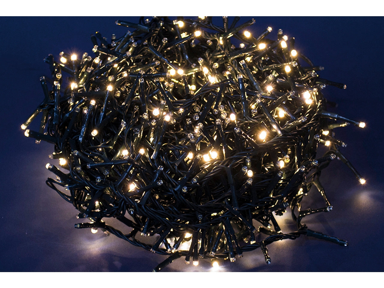 Serie da 1000 led flash connect 20+5mt per uso esterno - caldo