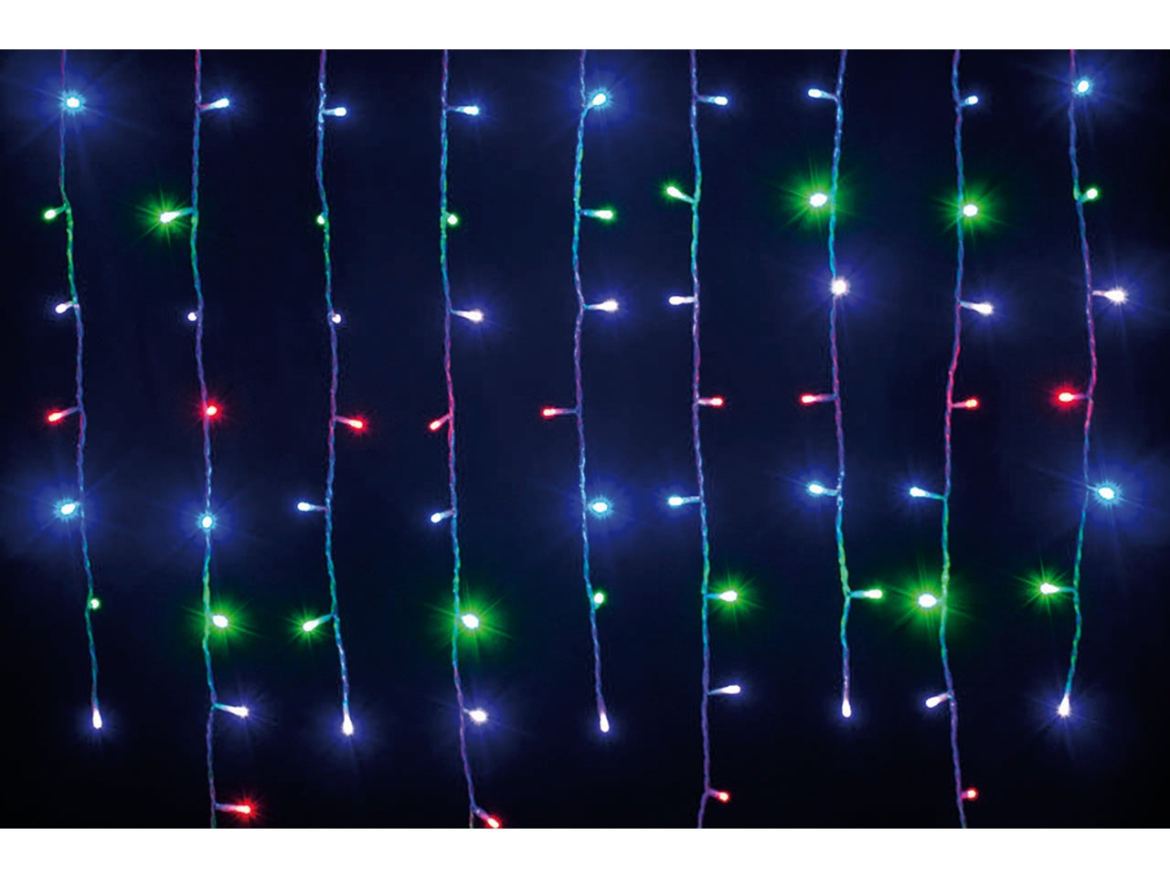 Tenda di luci da 900 led flash per uso esterno 4x0,6mt multi connect