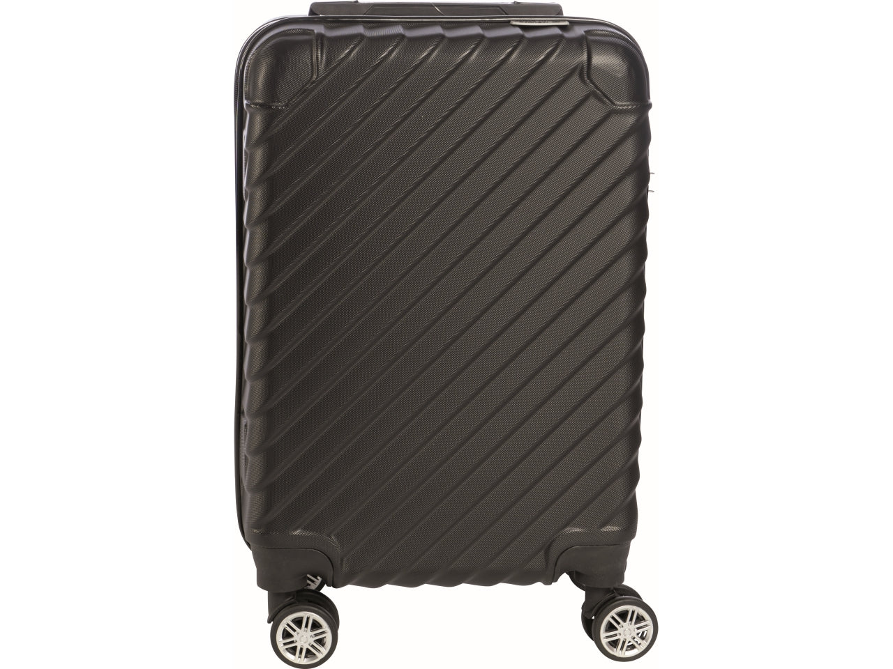 Trolley naxos nero misura 33.5x22x55cm coveri
