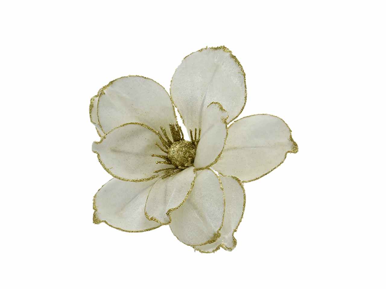 Fiore gambo corto panna