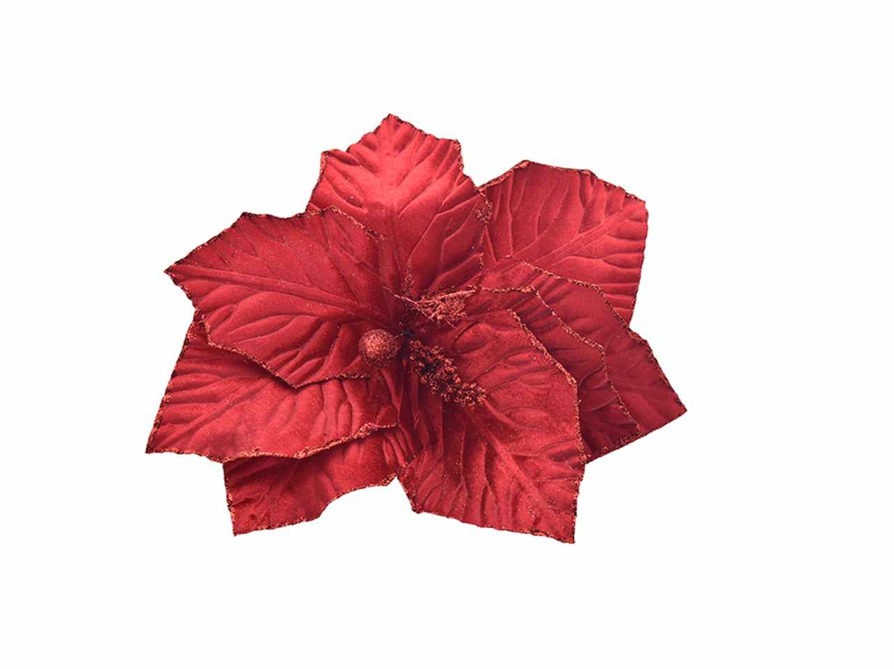 Fiore con gambo corto rosso