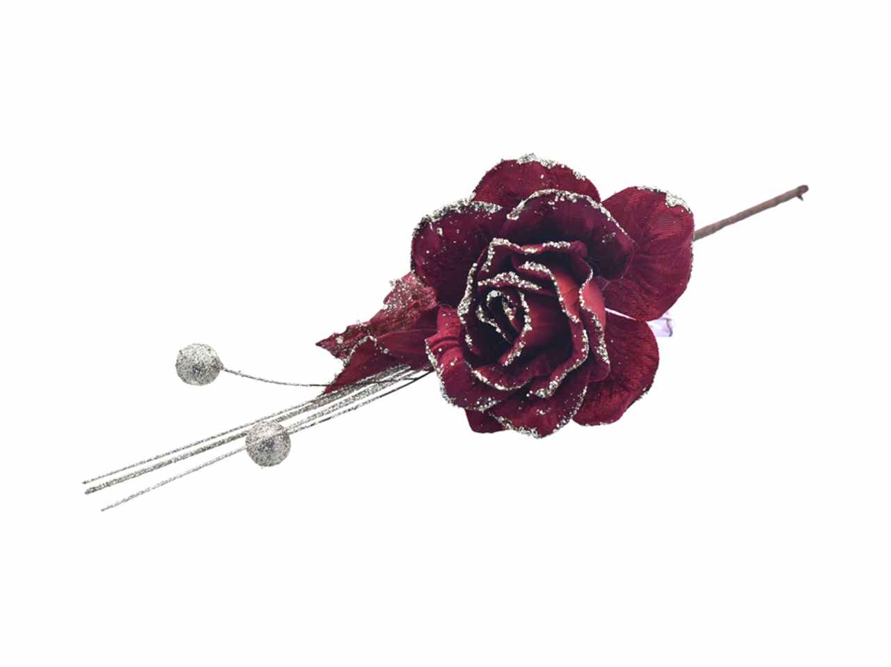 Rosa gambo corto bordeaux