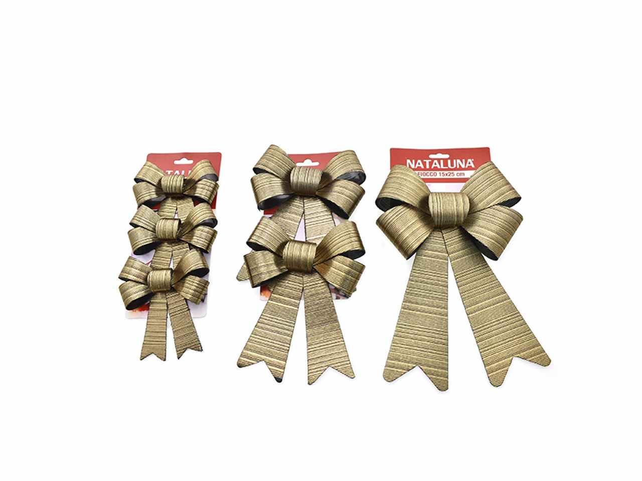 Fiocchi 3misure assortite oro