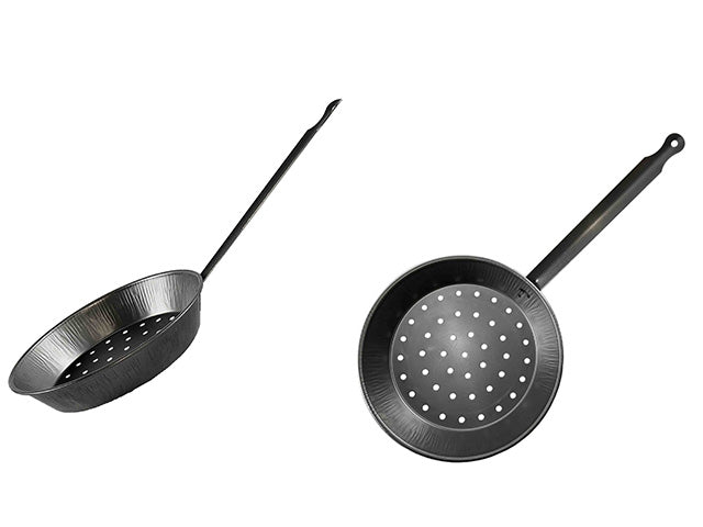 Padella castagne c/manico ferro 26cm 525