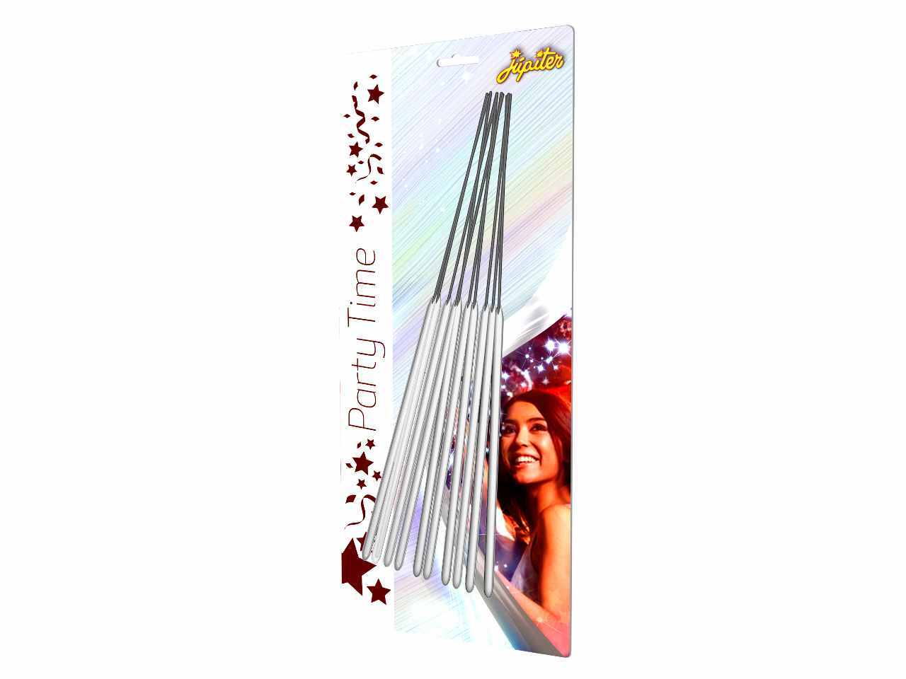 Candela magica 10 pezzi silver 2711
