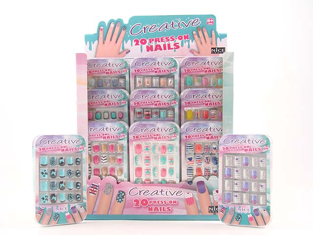 L.creative press on nails 014