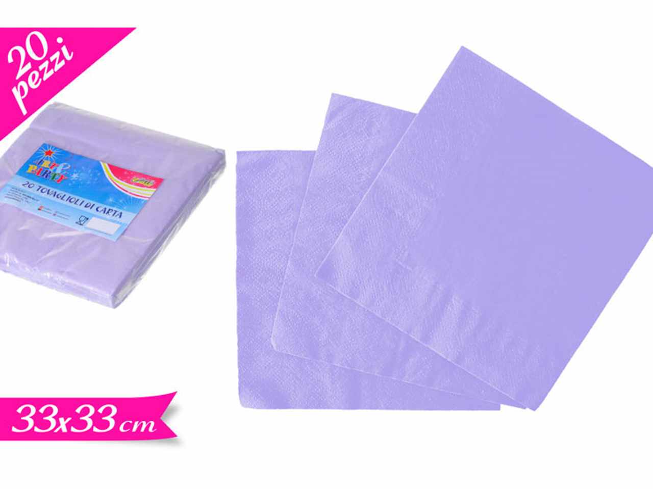 Tovaglioli lilla grande 609232