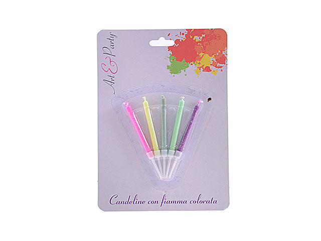 Candeline 5 pezzi 5cm 608033