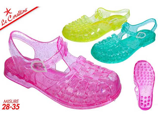 Scarpe da scoglio glitterato taglia 28-35