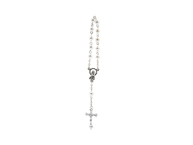 Collana rosario perle piccole d.14cm
