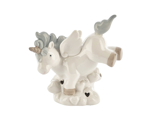 Unicorno led celeste 12cm 1097083