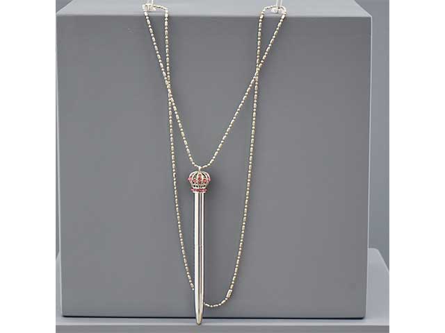 Catenina silver penna corona 1236006