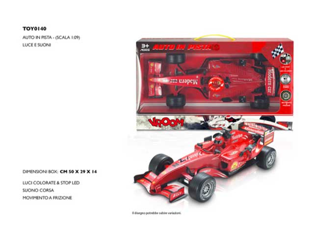 Auto f1 1:9 c/luci e suoni toy0140