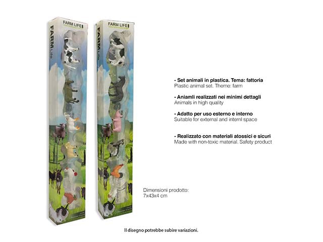 Tubo animali farm toy0311f